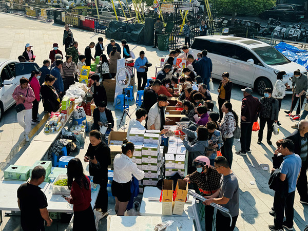 徐州鼓楼环城街道 农副产品进社区，搭建消费新场景